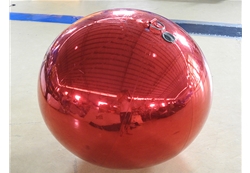 充气镜面反光球镜面舞台装饰气模红色