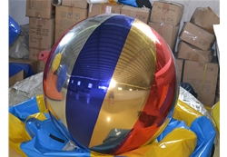 场地装饰球多色接色镜面料球装饰悬挂